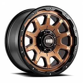 Grid Wheel GD15 - 17 x 9 Bronze With Black Lip - GD1517090052Y0087