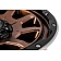 Grid Wheel GD15 - 17 x 9 Bronze With Black Lip - GD1517090052Y0087