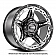 Grid Wheel GD04 - 17 x 9 Black With Natural Accents - GD0417090052G0087