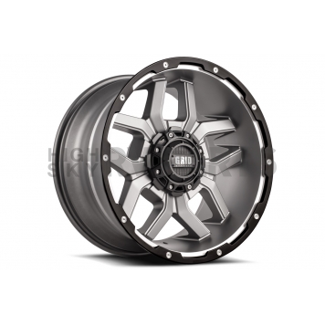 Grid Wheel GD07 - 17 x 9 Anthracite Gray With Black Lip - GD0717090052A187