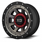 KMC Wheel 17 Inch Diameter -12 Offset Aluminum Black With Dark Tint Single