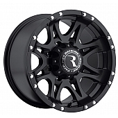 RaceLine Wheel 18 Diameter 25 Offset Aluminum Black Single