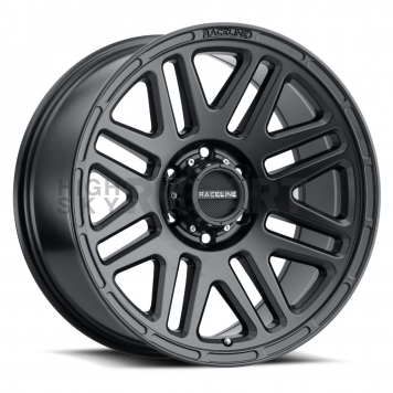 RaceLine Wheel 18 Diameter 12 Offset Aluminum Black Single