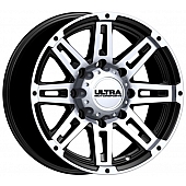 Ultra Wheel 18 Diameter 25 Offset Gloss Clear Coated Single - 226-8963U+25