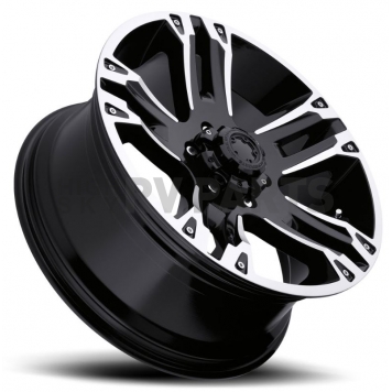 Ultra Wheel Maverick 234/235 - 18 x 9 Black With Diamond Cut Accents - 235-8963B-1