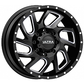 Ultra Wheel Carnage 221 - 18 x 9 Black With Natural Accents - 221-8963BM+18