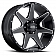 Ultra Wheel 18 Diameter 25 Offset Gloss With Milled Accents Single - 205-8963BM+25