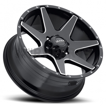 Ultra Wheel 18 Diameter 25 Offset Gloss With Milled Accents Single - 205-8963BM+25-1