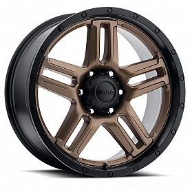 Ultra Wheel 258 Prowler - 18 x 9 Bronze With Black Lip - 258-8963BZ+18
