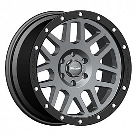 Pro Comp Wheels Series 40 - 17 x 9 Dark Gray With Black Lip - 2640-7973