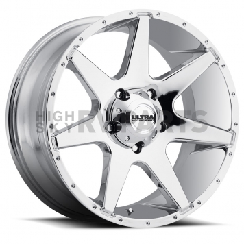 Ultra Wheel 18 Diameter 25 Offset Chrome Plated Single - 205-8963C+25