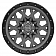 Black Rhino Wheel Sprocket - 20 x 9.5 Gun Metal With Black Lip - 2095SPK066135G87