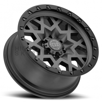Black Rhino Wheel Sprocket - 20 x 9.5 Gun Metal With Black Lip - 2095SPK066135G87-2