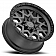 Black Rhino Wheel Sprocket - 20 x 9.5 Gun Metal With Black Lip - 2095SPK066135G87