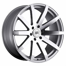 Black Rhino Wheel Traverse - 20 x 9 Silver With Natural Face - 2090TRV306135S87