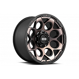 Grid Wheel GD08 - 20 x 10 Black With Bronze Dark Tint - GD0820100635D287