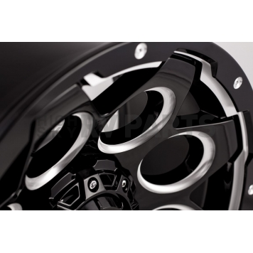 Grid Wheel GD08 - 20 x 9 Black With Natural Accents - GD0820090237M0006-2