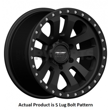 Pro Comp Wheels Series 46 - 17 x 9 Black - 7046-7973