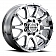 RaceLine Wheel 17 Diameter 0 Offset Aluminum Silver Single