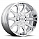 RaceLine Wheel 17 Diameter 0 Offset Aluminum Silver Single