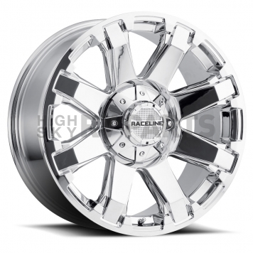 RaceLine Wheel 17 Diameter 0 Offset Aluminum Silver Single