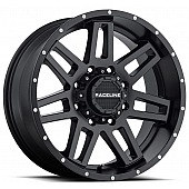 RaceLine Wheel 17 Diameter 0 Offset Aluminum Black Single