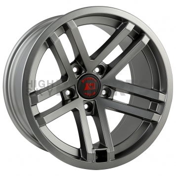 Rugged Ridge Wheel Jesse Spade - 17 x 9 Gunmetal - 15303.92