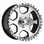 Ultra Wheel Rogue 175 - 17 x 8 Black With Diamond Cut Face - 175-7873U