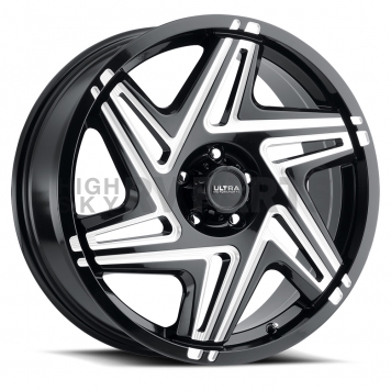 Ultra Wheel 17 Diameter 30 Offset Gloss Clear Coated With Milled Accents Single - 263-7874BM+30