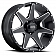 Ultra Wheel 17 Diameter 10 Offset Gloss With Milled Accents Single - 205-7973BM+10