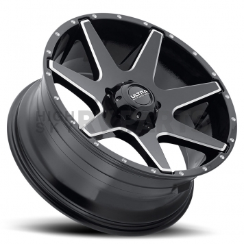 Ultra Wheel 17 Diameter 10 Offset Gloss With Milled Accents Single - 205-7973BM+10-1