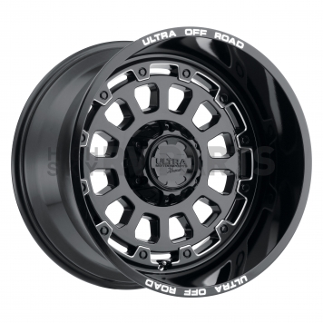 Ultra Wheel Xtreme 111 - 17 x 9 Black With Natural Accents - 111-7905BM12