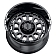 Ultra Wheel Xtreme 111 - 17 x 9 Black With Natural Accents - 111-7905BM12