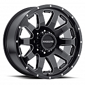 RaceLine Wheel 938M Enforcer 20 x 9 Black With Natural Accents - 938M-29065-12