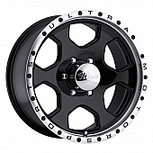 Ultra Wheel Rogue 175 - 17 x 8 Black With Diamond Cut Lip - 175-7873B