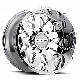 RaceLine Wheel 20 Diameter -19 Offset Aluminum Silver Single