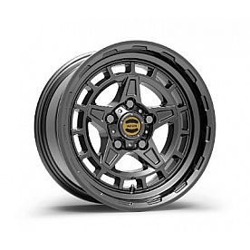 Warn Wheel Diamond Cutter - 17 x 8.5 Gun Metal - 106688