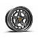 Warn Wheel Diamond Cutter - 17 x 8.5 Gun Metal - 106688
