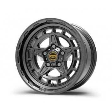 Warn Wheel Diamond Cutter - 17 x 8.5 Gun Metal - 106688-1