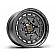 Warn Wheel Jack Hammer - 17 x 8.5 Gun Metal - 106690