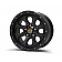 Warn Wheel Moonsault - 17 x 8.5 Black - 106685