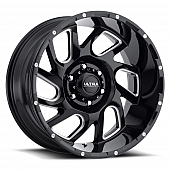 Ultra Wheel Carnage 221 - 20 x 9 Black With Natural Accents - 221-2963BM+18