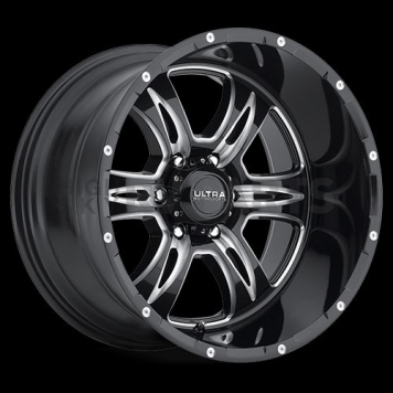 Ultra Wheel Predator II 249 - 20 x 9 Black With Natural Accents - 249-2963BM+18