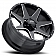 Ultra Wheel Tempest 205 - 20 x 9 Black With Natural Accents - 205-2963BM+25