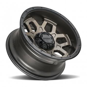 Ultra Wheel Warlock 217 - 20 x 10 Bronze With Black Lip - 217-2135BZ25-1