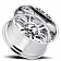 Ultra Wheel 20 Diameter -25 Offset Chrome Plated Single - 249-2163C25