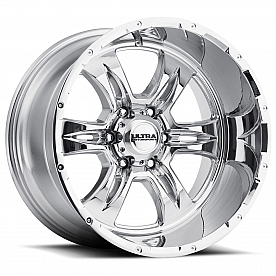 Ultra Wheel Predator II 249 - 20 x 12 Silver - 249-2363C44