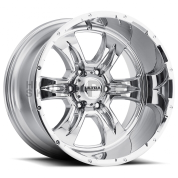 Ultra Wheel Predator II 249 - 20 x 12 Silver - 249-2363C44
