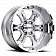 Ultra Wheel Predator II 249 - 20 x 12 Silver - 249-2363C44