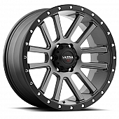 Ultra Wheel X107 - 20 x 9 Graphite Face With Black X-Lok Lip - 107-2963GN+18